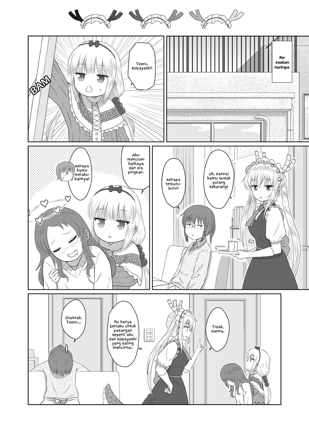Kobayashi-san Chi no Maid Dragon - Don't Call Me Chorogon: Expressing Your Love is Important. (Doujinshi) Chapter Oneshot - Page 9