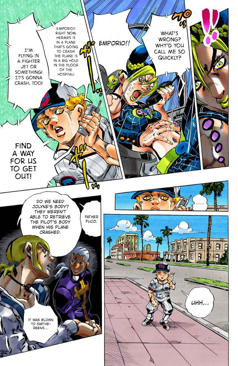 JoJo no Kimyou na Bouken: Part 6 - Stone Ocean Color-ban Chapter 122 - Page 13