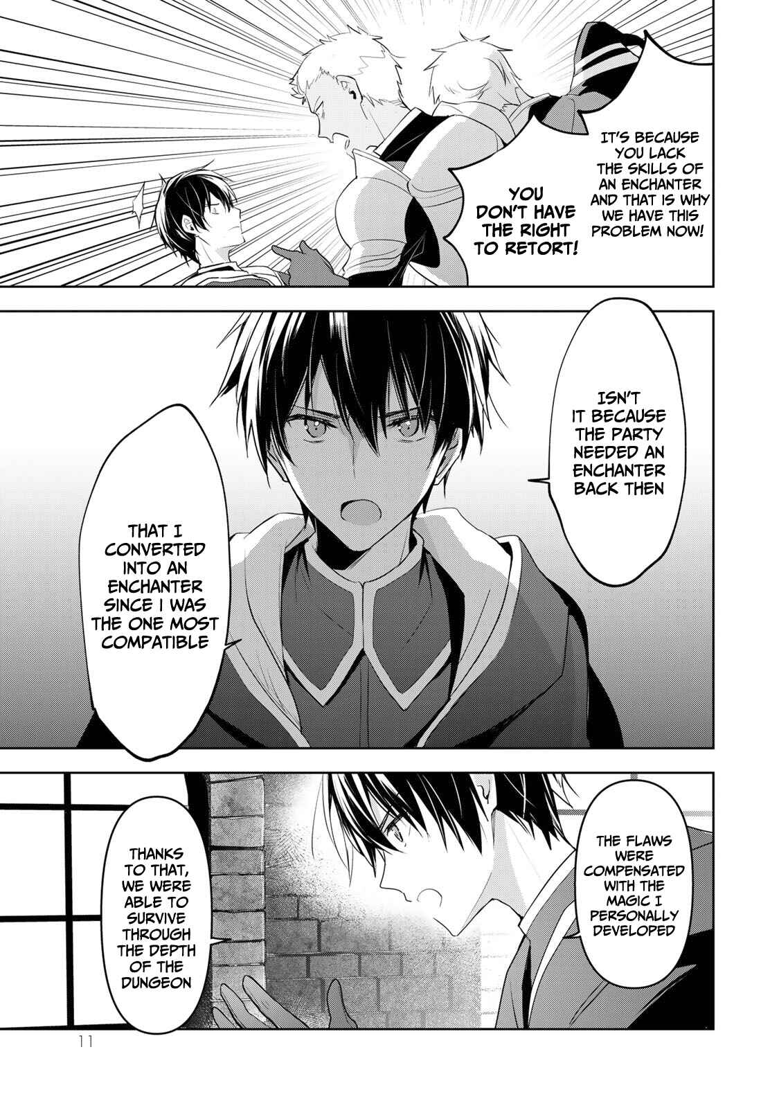 Yuusha Party o Oidasareta Kiyoubinbou: Party Jijou de Fuyojutsushi o Yatteita Kenshi, Bannou e to Itaru Chapter 1 - Page 9