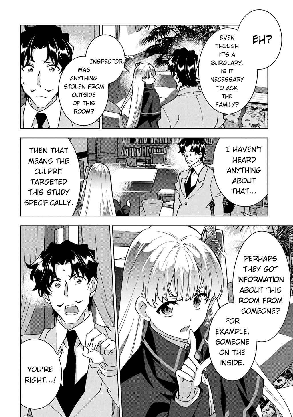 Tantei Reijou Julia Moriarty ~Seibetsu mo Mibun mo Kawarimashita ga, Tenseisaki demo Tanteigyou Saikai Shimasu~ Chapter 2 - Page 13