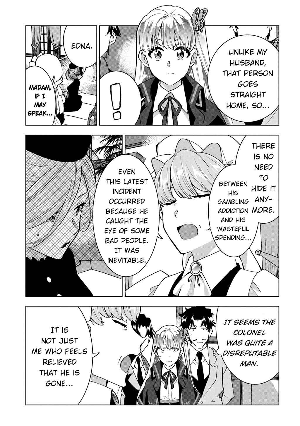 Tantei Reijou Julia Moriarty ~Seibetsu mo Mibun mo Kawarimashita ga, Tenseisaki demo Tanteigyou Saikai Shimasu~ Chapter 2 - Page 20