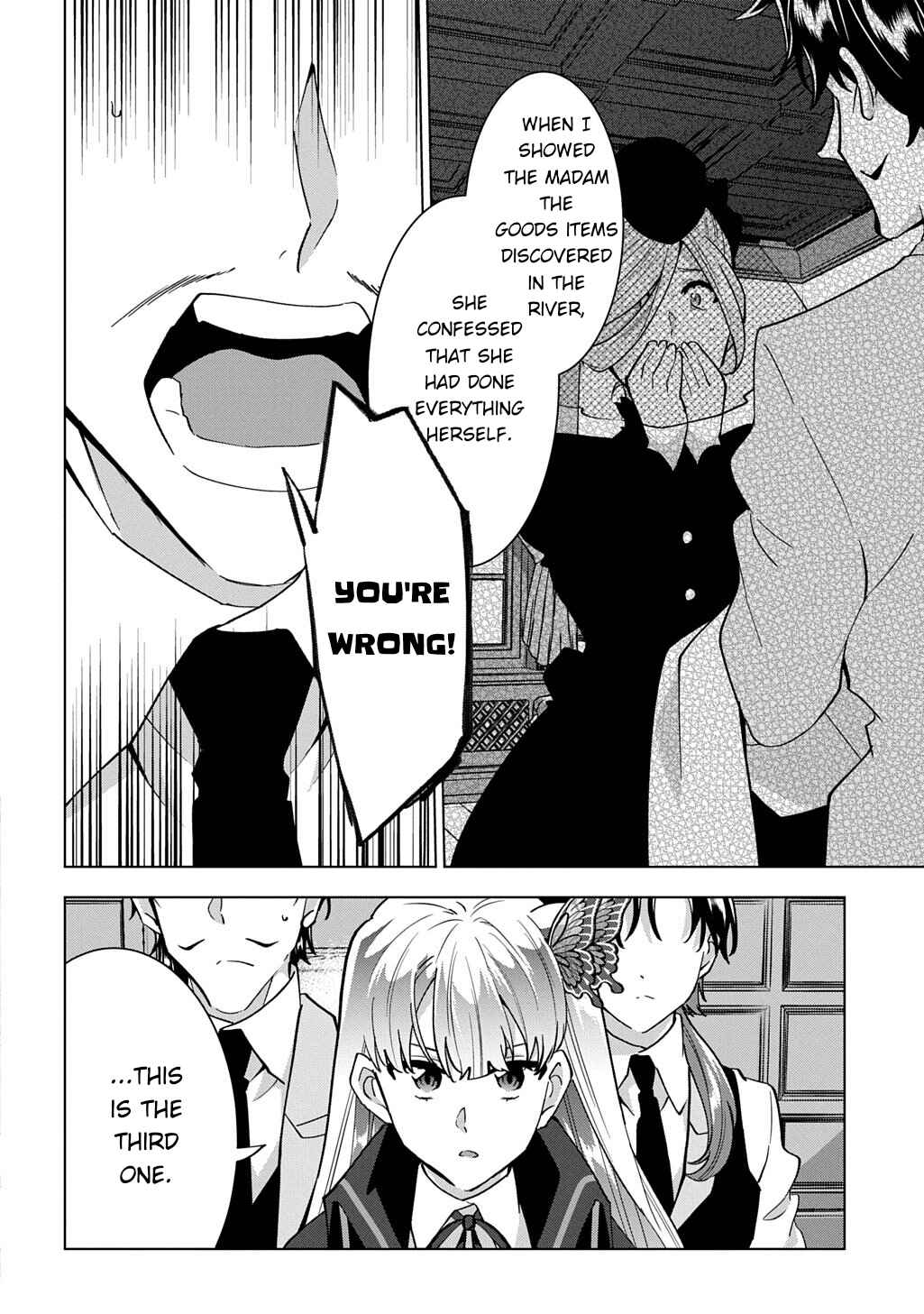 Tantei Reijou Julia Moriarty ~Seibetsu mo Mibun mo Kawarimashita ga, Tenseisaki demo Tanteigyou Saikai Shimasu~ Chapter 2 - Page 45