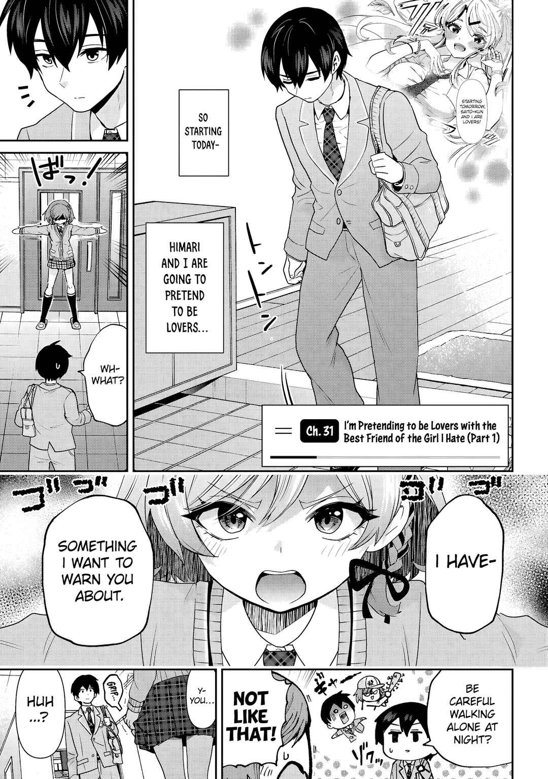 Class no Daikirai na Joshi to Kekkon Suru Koto ni Natta. Chapter 31.1 - Page 2