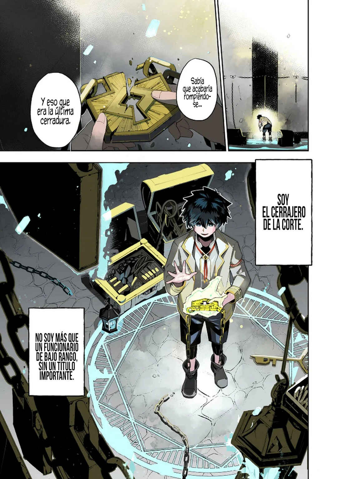Kyuutei Kagishi, [Lock] to [Release] no Nouryoku o Kakushiteitara Tsuihou Sareru: Fuuin Shiteita Maou ga Abaredashita mitai dakedo, S-Rank Boukensha to Dungeon Seiha Suru node Mou Osoi desu Chapter 1 - Page 2