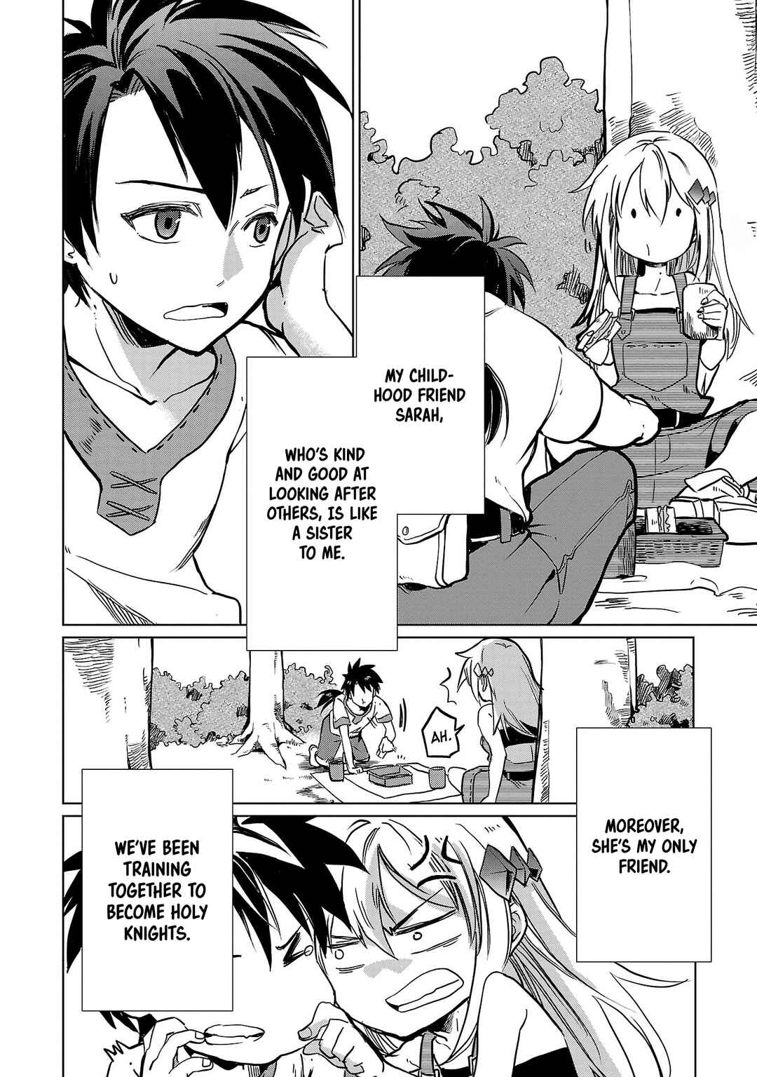 Class "Mushoku" no Eiyuutan: Koushaku-ke o Tsuihou Sareta ga, Jitsu wa Nagutta dake de Skill o Kakutoku Dekiru to Wakari, Tairiku Ichi no Eiyuu ni Noboritsumeru Chapter 1 - Page 10