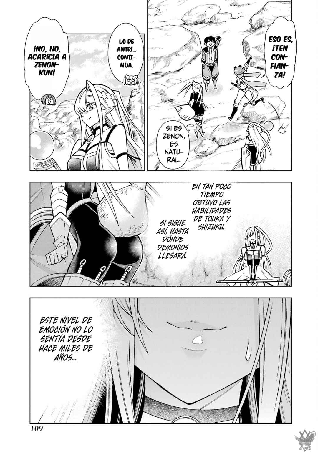 Man-nen F-Rank "Tsuuyaku" Sukiru-mochi Teihen Boukensha, Ishu-zoku no Saikyou Bishoujo-tachi to Party wo Kundesainou ni Kaikashi Musou suru Chapter 2.4 - Page 9