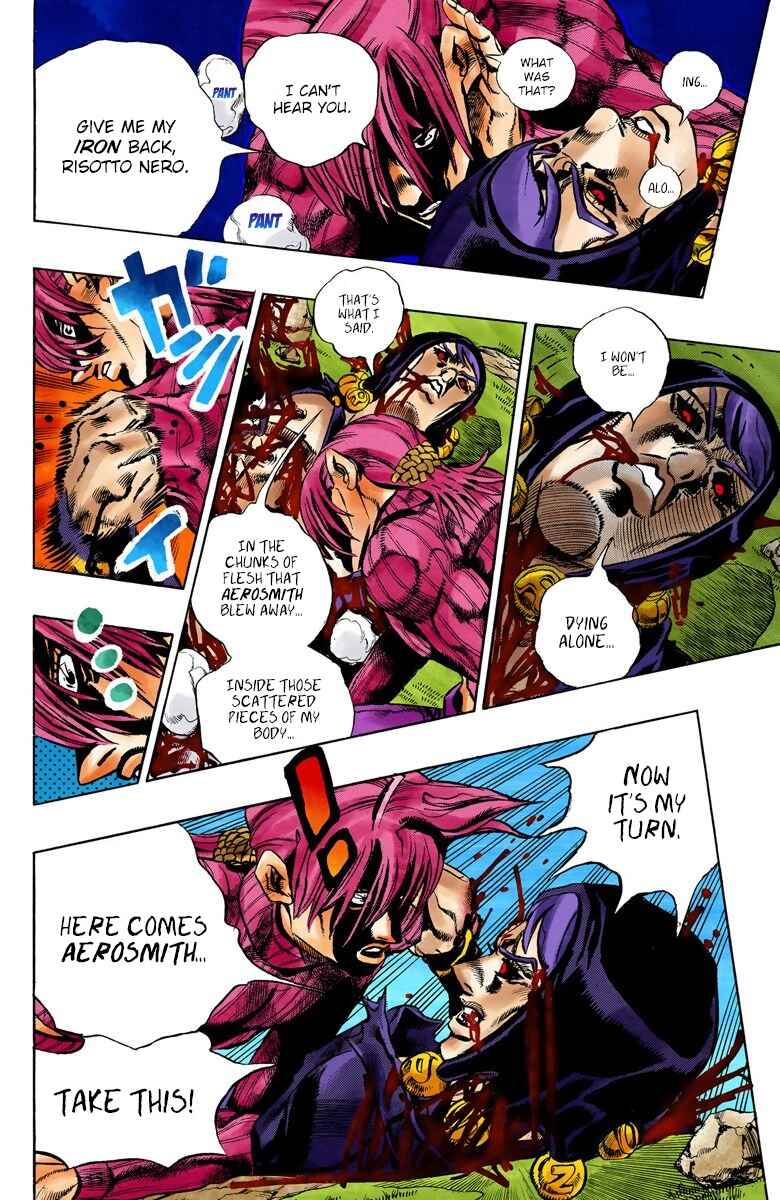 JoJo no Kimyou na Bouken: Part 5 - Ougon no Kaze Color-ban Chapter 109 - Page 10
