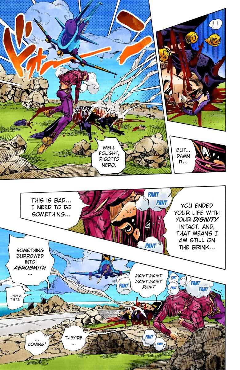 JoJo no Kimyou na Bouken: Part 5 - Ougon no Kaze Color-ban Chapter 109 - Page 15