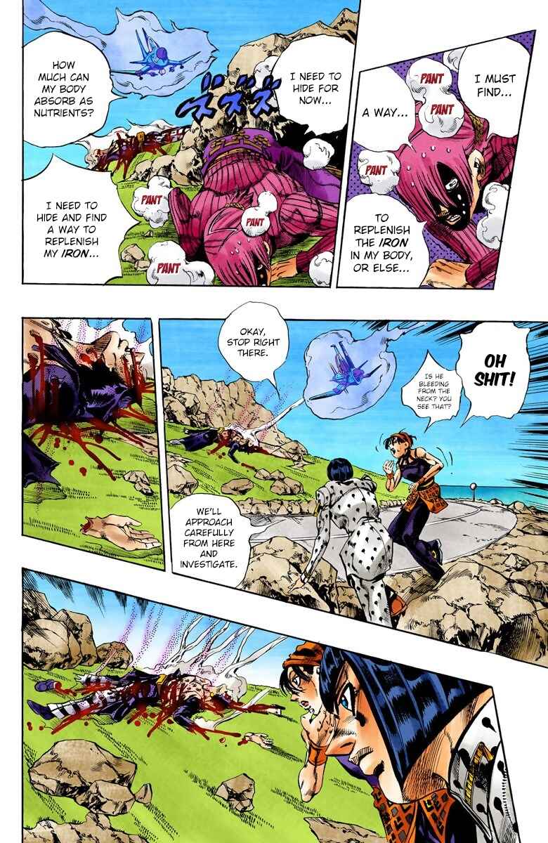 JoJo no Kimyou na Bouken: Part 5 - Ougon no Kaze Color-ban Chapter 109 - Page 16