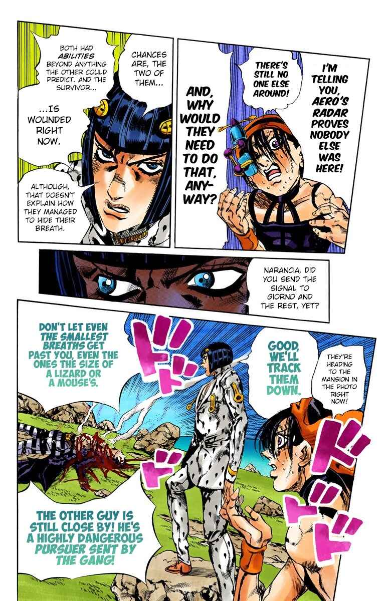 JoJo no Kimyou na Bouken: Part 5 - Ougon no Kaze Color-ban Chapter 109 - Page 20