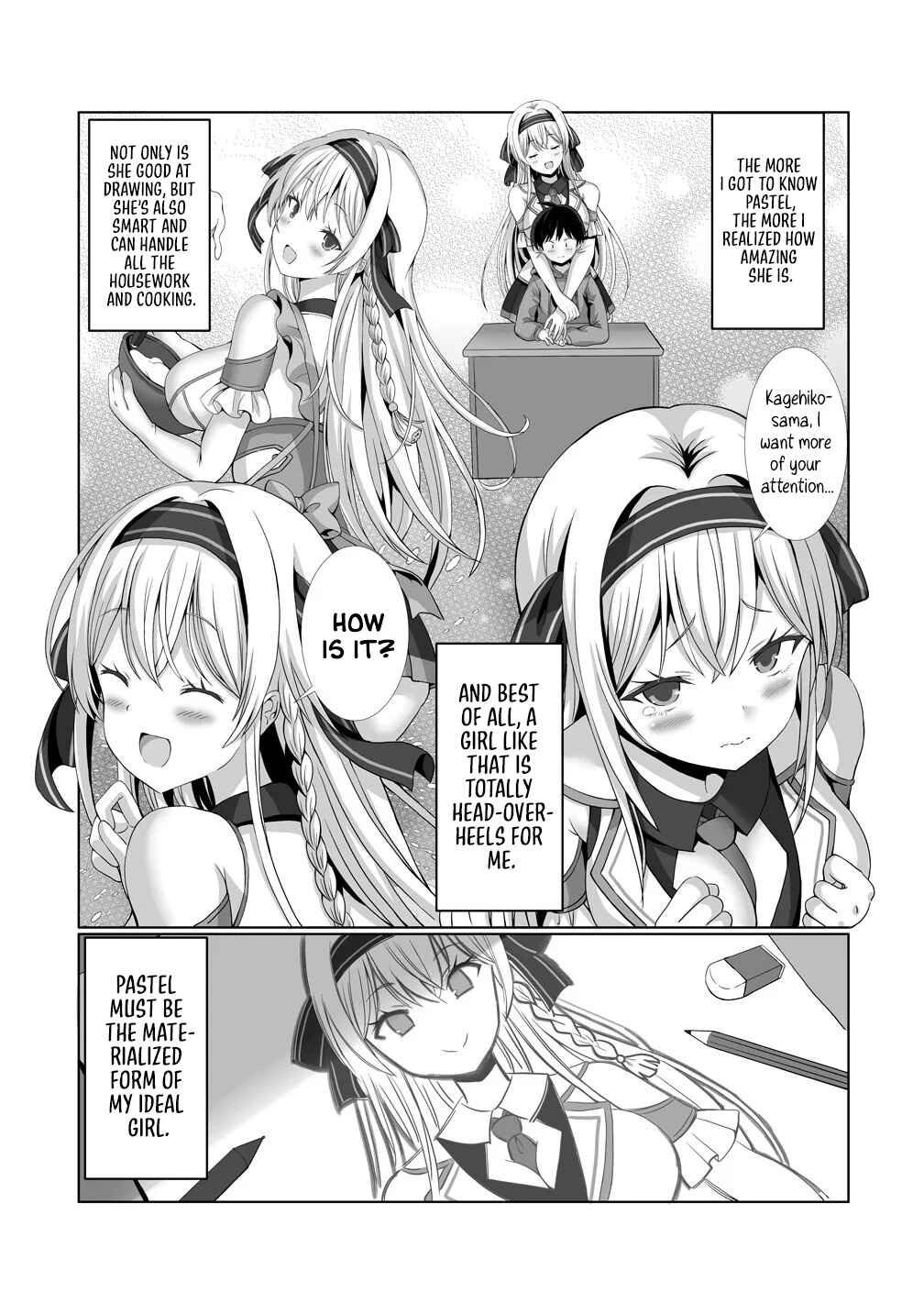 Kaita Mono o Jittaika Suru Nouryoku de Motenai Ore ga Harem Seikatsu Chapter 2 - Page 12