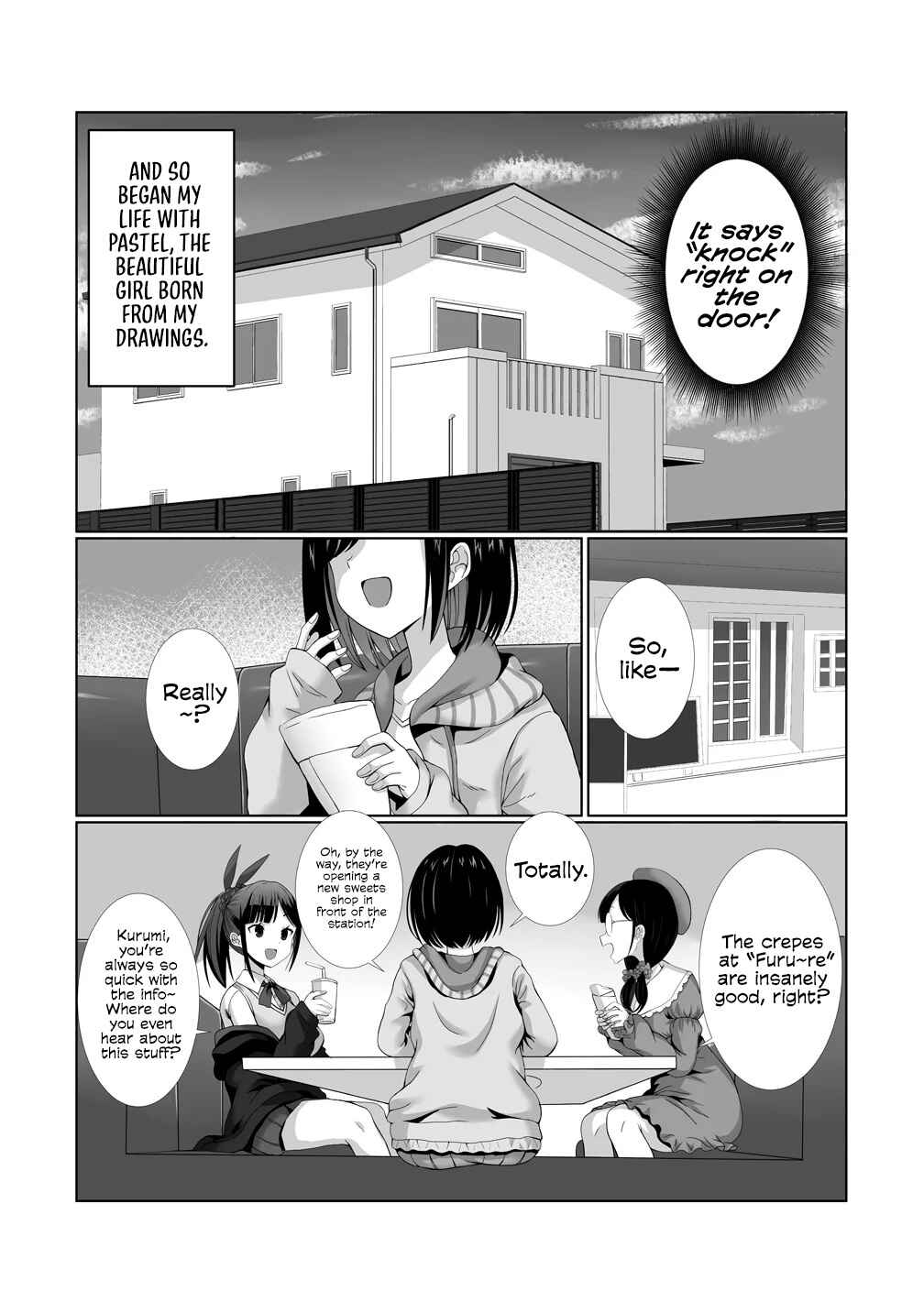 Kaita Mono o Jittaika Suru Nouryoku de Motenai Ore ga Harem Seikatsu Chapter 2 - Page 19
