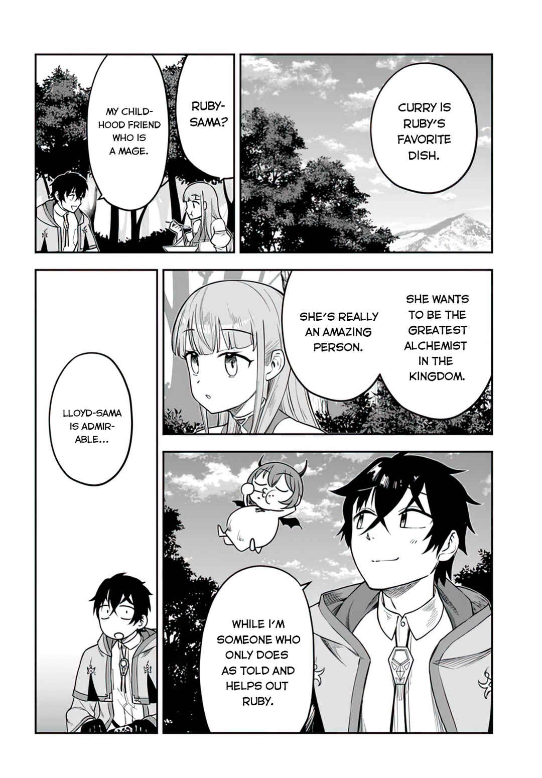 Ore Igai Dare mo Saishu Dekinai Sozai na no ni "Sozai Saishuritsu ga Hikui" to Pawahara suru Osananajimi Renkinjutsushi to Zetsuen shita Senzoku Madoushi, Henkyou no Machi de Slow Life wo Okuritai. Chapter 6 - Page 14