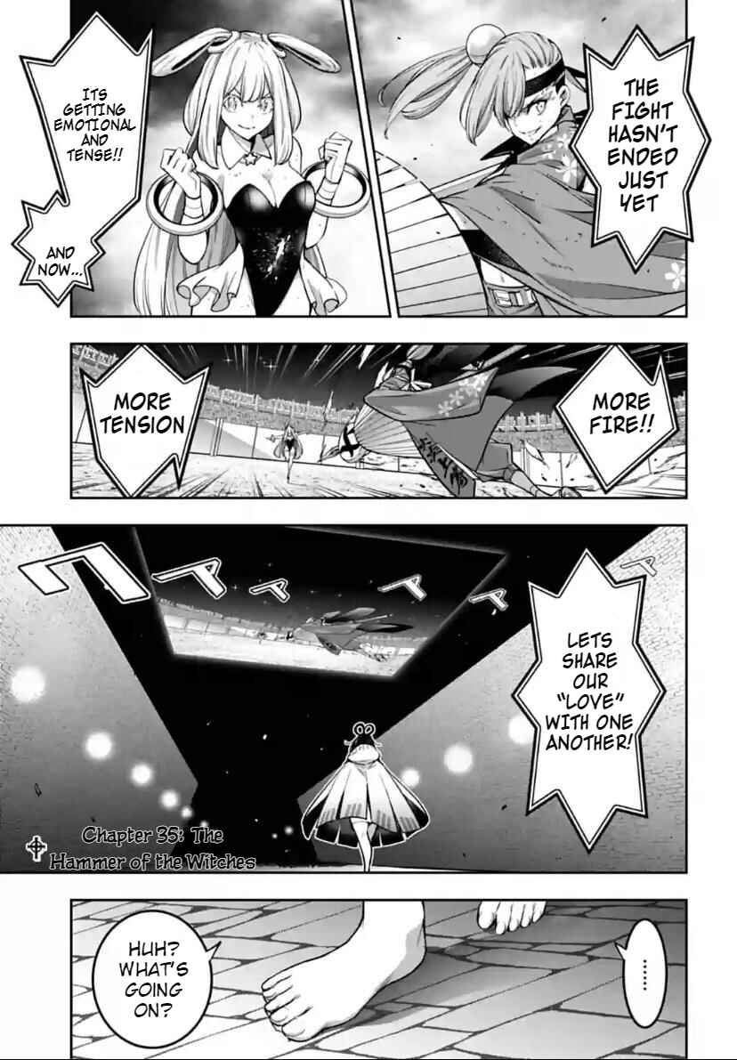Majo Taisen - 32-nin no Isai no Majo wa Koroshiau Chapter 35 - Page 1