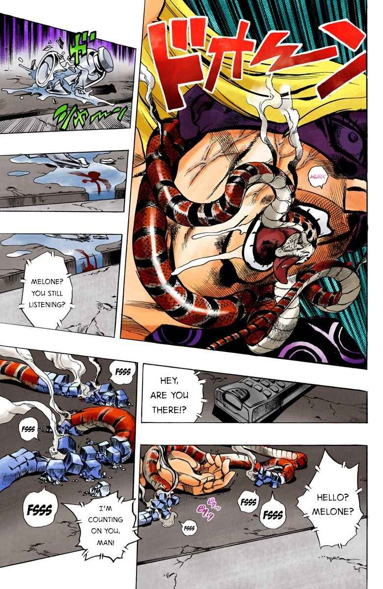 JoJo no Kimyou na Bouken: Part 5 - Ougon no Kaze Color-ban Chapter 68 - Page 11
