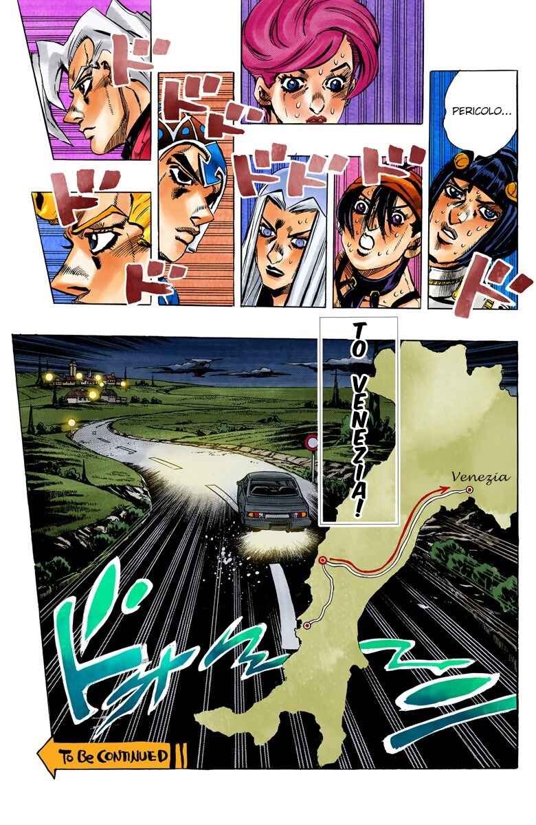 JoJo no Kimyou na Bouken: Part 5 - Ougon no Kaze Color-ban Chapter 68 - Page 20