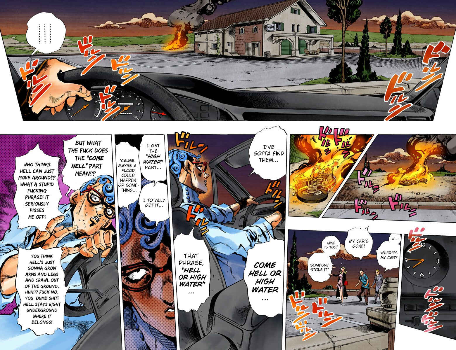 JoJo no Kimyou na Bouken: Part 5 - Ougon no Kaze Color-ban Chapter 68 - Page 5