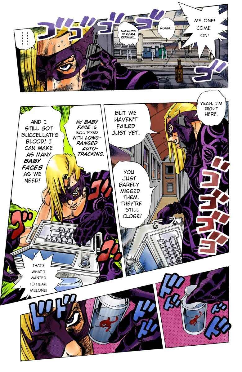JoJo no Kimyou na Bouken: Part 5 - Ougon no Kaze Color-ban Chapter 68 - Page 7