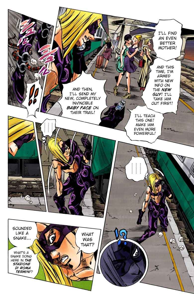 JoJo no Kimyou na Bouken: Part 5 - Ougon no Kaze Color-ban Chapter 68 - Page 8