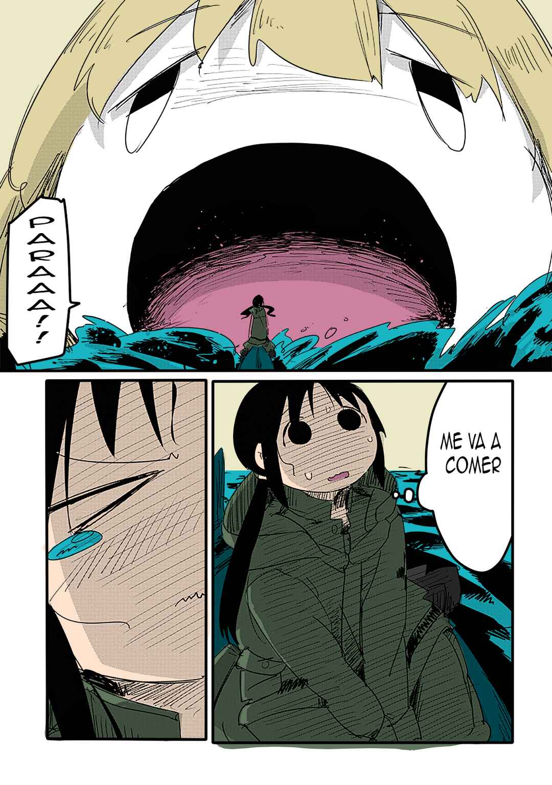 Shoujo Shuumatsu Ryokou (Fan Colored) Chapter 10 - Page 14