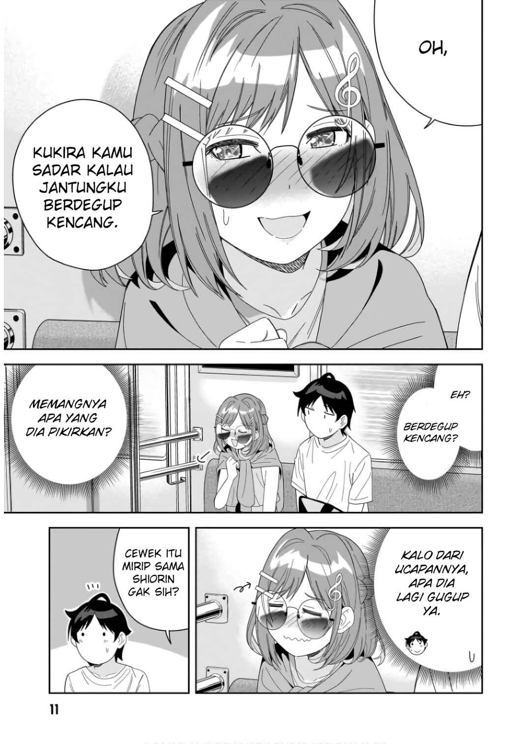 Classmate no Moto Idol ga, Tonikaku Kyodou Fushin nandesu. Chapter 6 - Page 11