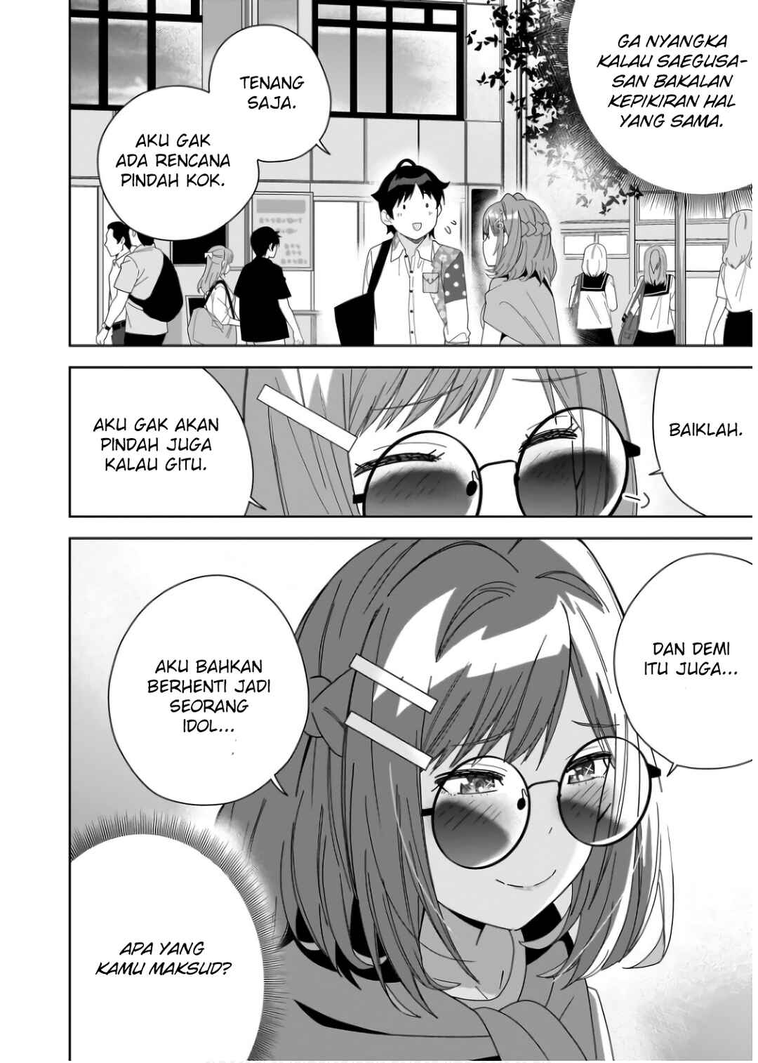 Classmate no Moto Idol ga, Tonikaku Kyodou Fushin nandesu. Chapter 6 - Page 34