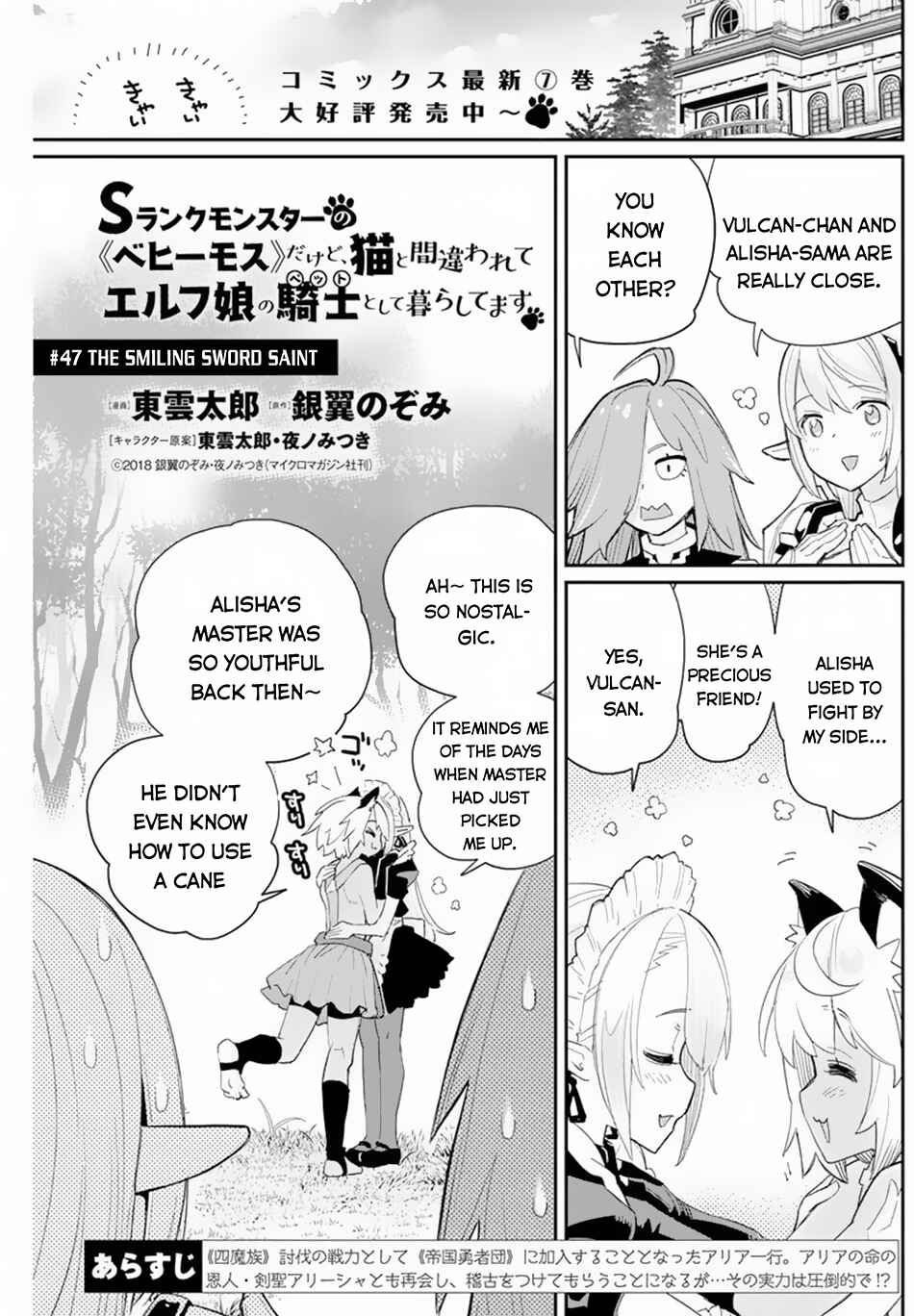 S-Rank Monster no "Behemoth" dakedo, Neko to Machigawarete Elf Musume no Pet to Shite Kurashitemasu Chapter 47 - Page 2