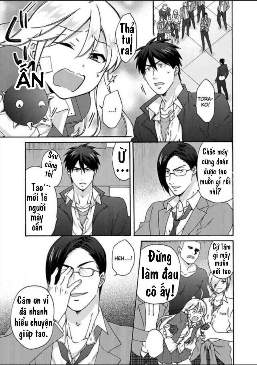 Nyotaika Yankee Gakuen ☆ Ore no Hajimete, Nerawaretemasu. Chapter 30 - Page 12