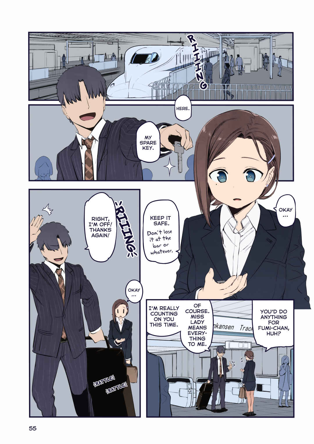 Getsuyoubi no Tawawa (Twitter Webcomic) (Fan Colored) Chapter 30 - Page 3