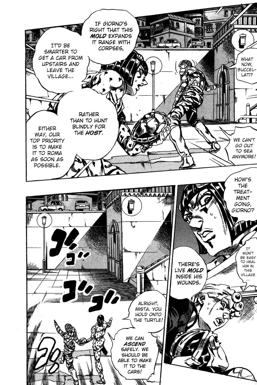 JoJo no Kimyou na Bouken: Part 5 - Ougon no Kaze Chapter 115 - Page 11