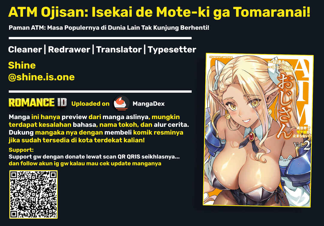 ATM Ojisan: Isekai de Mote-ki ga Tomaranai! Chapter 13 - Page 1