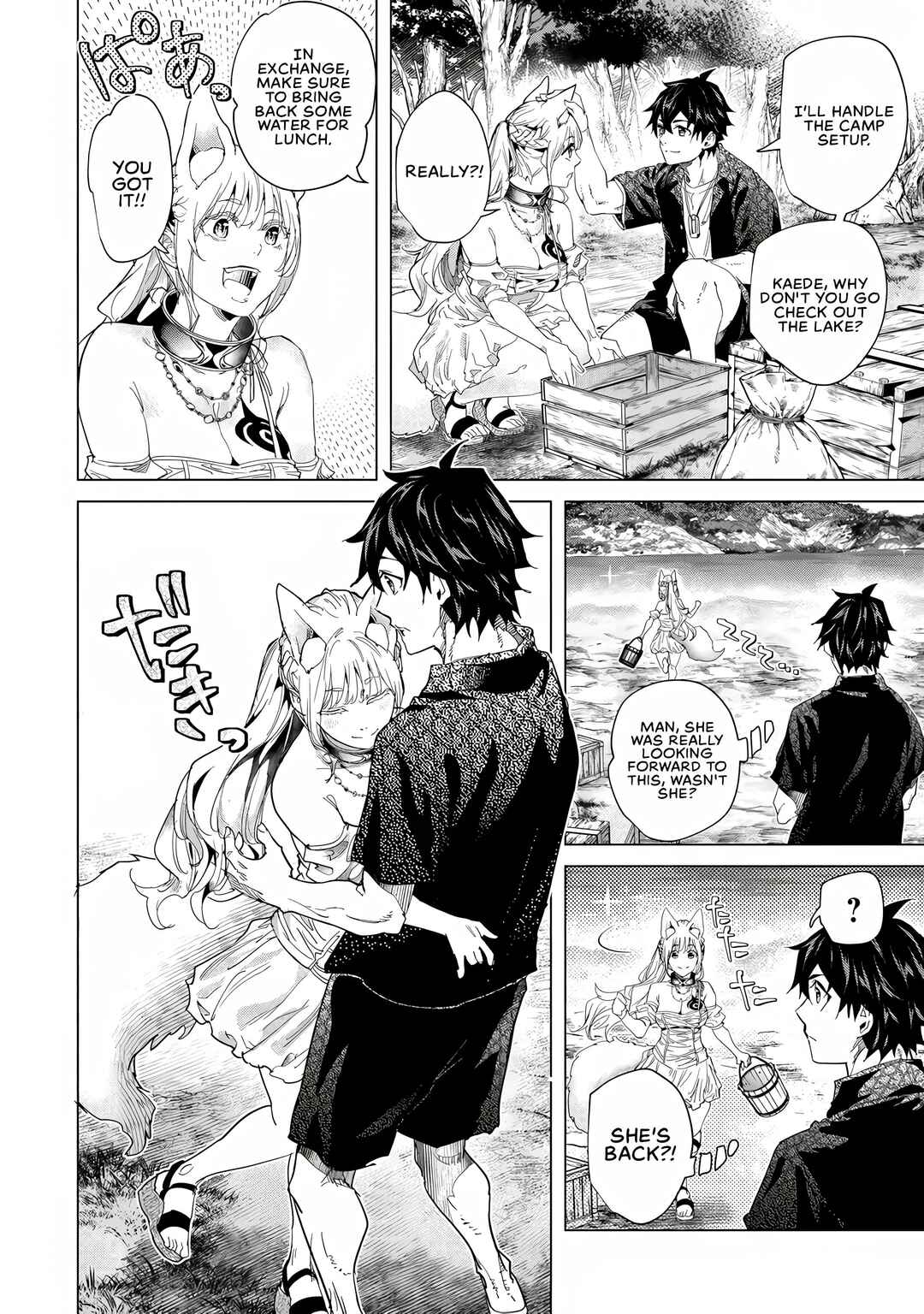 Keikenchi Chochiku de Nonbiri Shoushin Ryokou ~Yuusha to Koibito ni Tsuihou Sareta Senshi no Mujikaku Zamaa~ Chapter 41 - Page 5