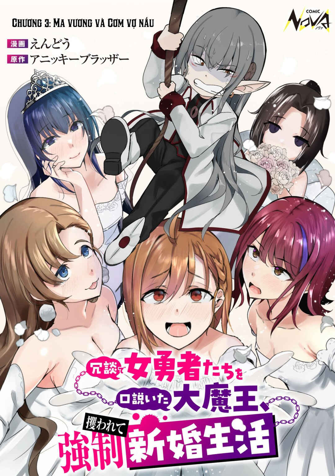 Joudan de Onna Yuusha-tachi wo Kudoita Daimaou, Sarawarete Kyousei Shinkon Seikatsu Chapter 3 - Page 2