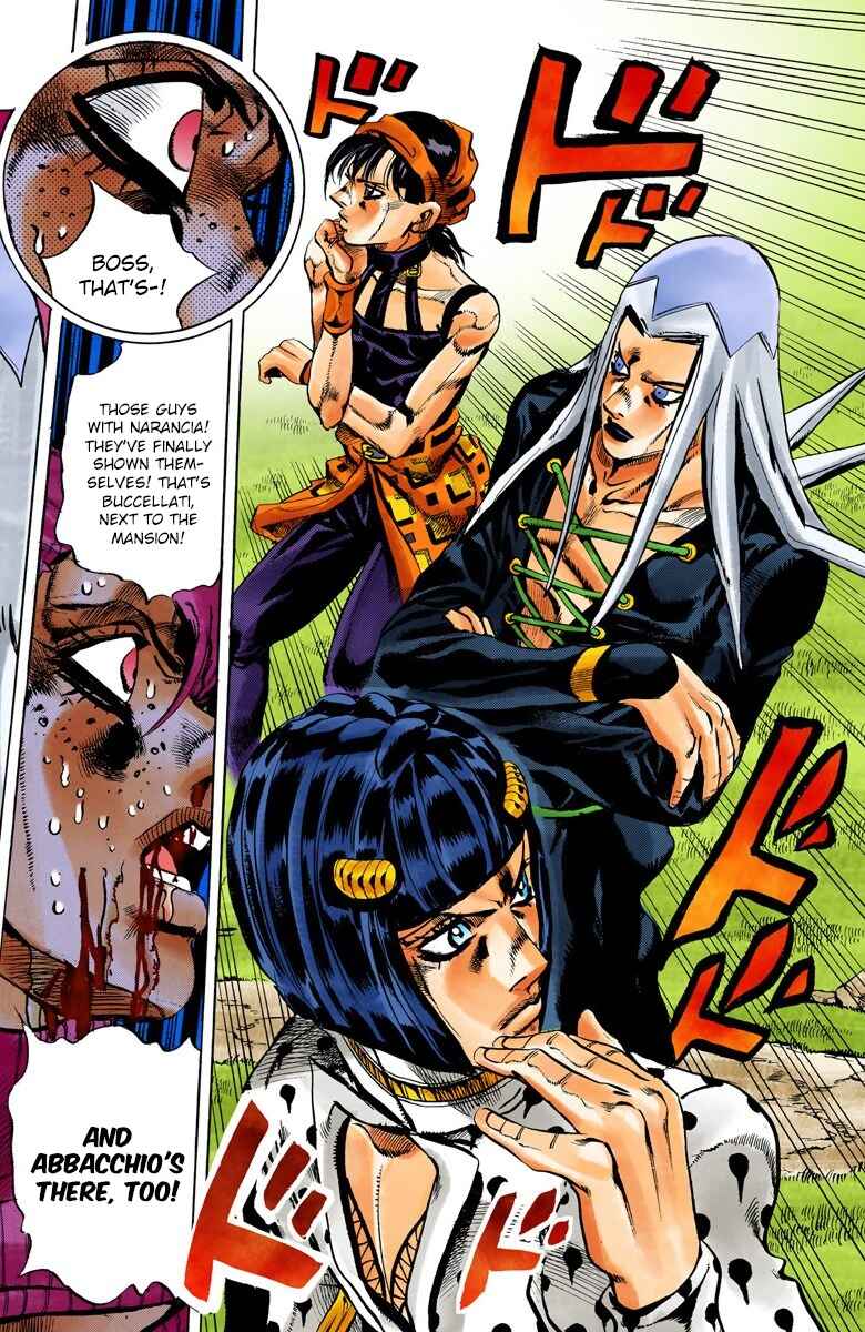 JoJo no Kimyou na Bouken: Part 5 - Ougon no Kaze Color-ban Chapter 107 - Page 16