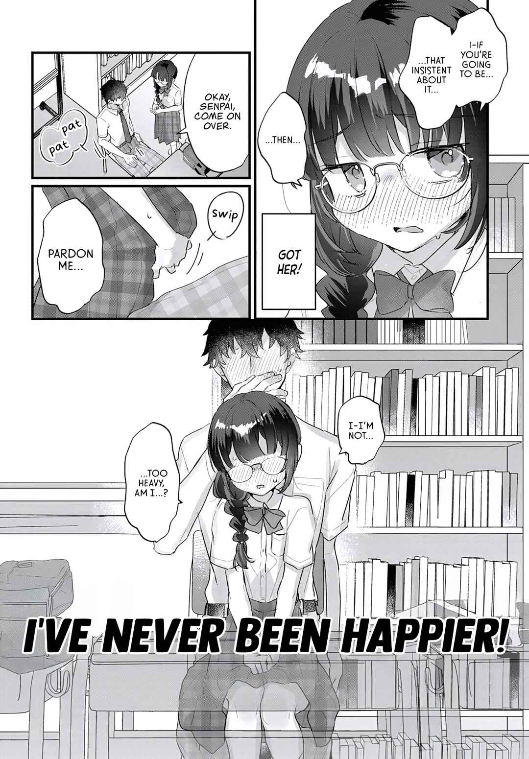 Chiisakute Kawaii Bungeibu no Chiteki na Senpai o, Hiza no Ue ni Nosetara Mainichi Suwattekuru you ni natta Chapter 1 - Page 14