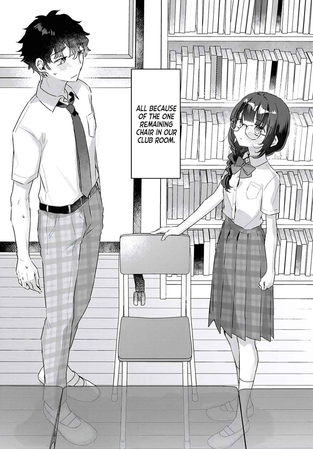 Chiisakute Kawaii Bungeibu no Chiteki na Senpai o, Hiza no Ue ni Nosetara Mainichi Suwattekuru you ni natta Chapter 1 - Page 8