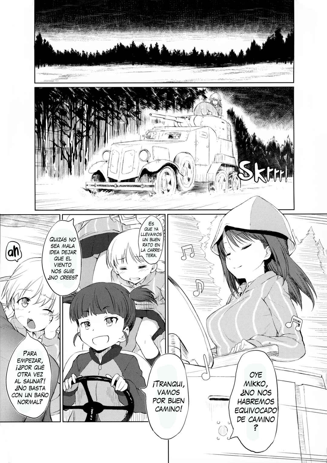 [AERODOG (inu)] Keizoku Ikka no Saunadou(Girls und Panzer) Chapter ? - Page 2