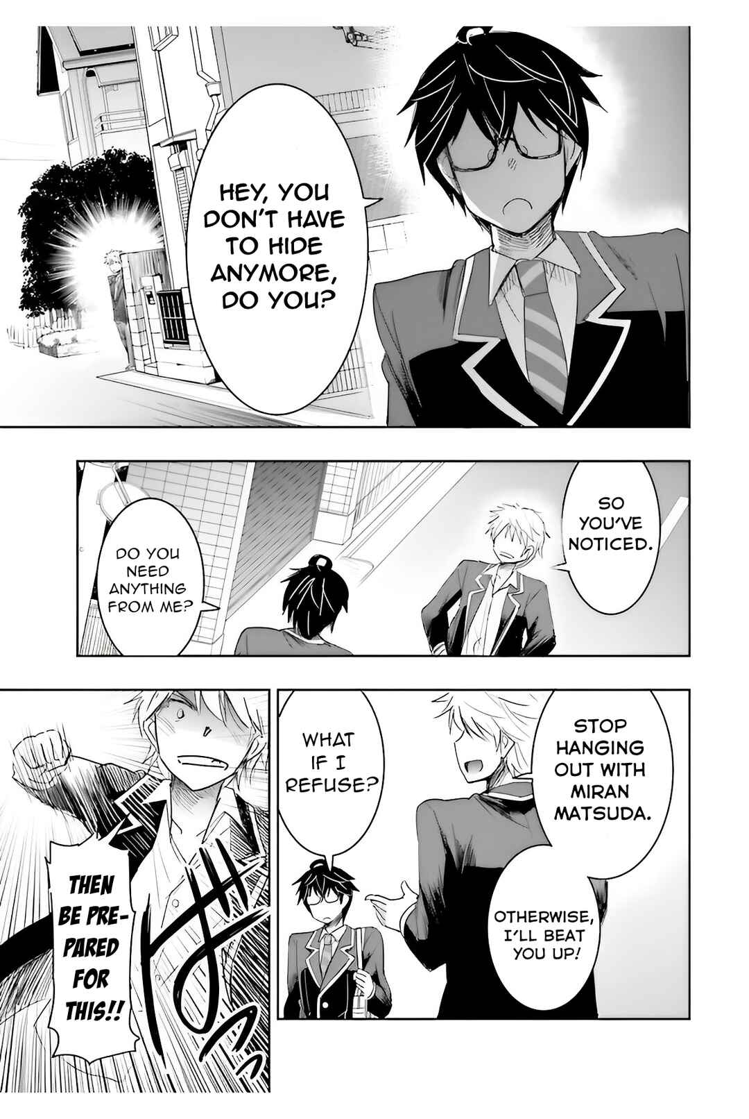 Watashi yori Tsuyoi Otoko to Kekkon shitai no - Seiso na Biji Seito Kaichou (Jitsu wa Moto Banchou) no Himitsu wo Shiru Inkya (Jitsu wa Kanojo wo Koeru Saikyou no Yankee) Chapter 5 - Page 16