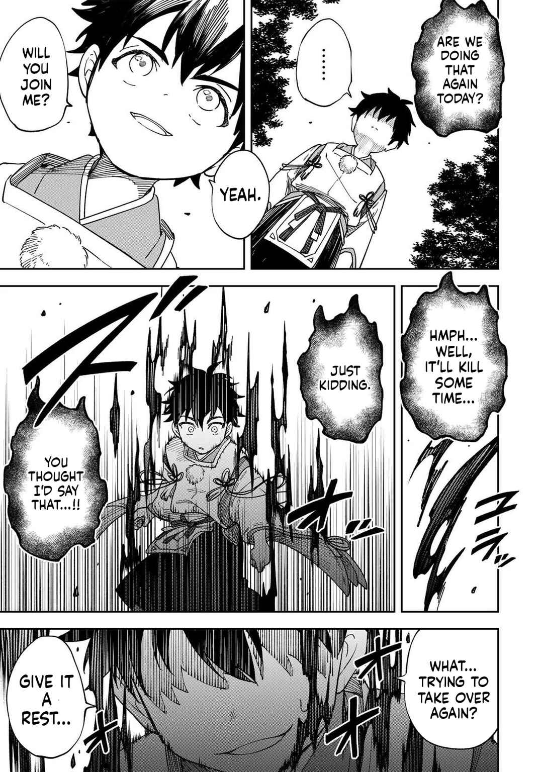 Umareta Chokugo Kara Saikyou Akuryou to Nounai Batoru Shitetara Maryokuryou ga Sokutei Kanouiki wo Koetemashita ~Akutsuki no Ko no Kenkyo na Hadou~ Chapter 1 - Page 38
