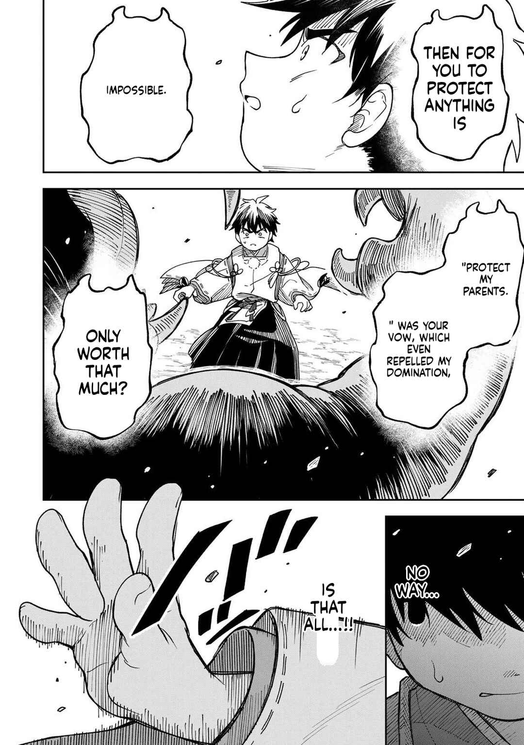 Umareta Chokugo Kara Saikyou Akuryou to Nounai Batoru Shitetara Maryokuryou ga Sokutei Kanouiki wo Koetemashita ~Akutsuki no Ko no Kenkyo na Hadou~ Chapter 1 - Page 61