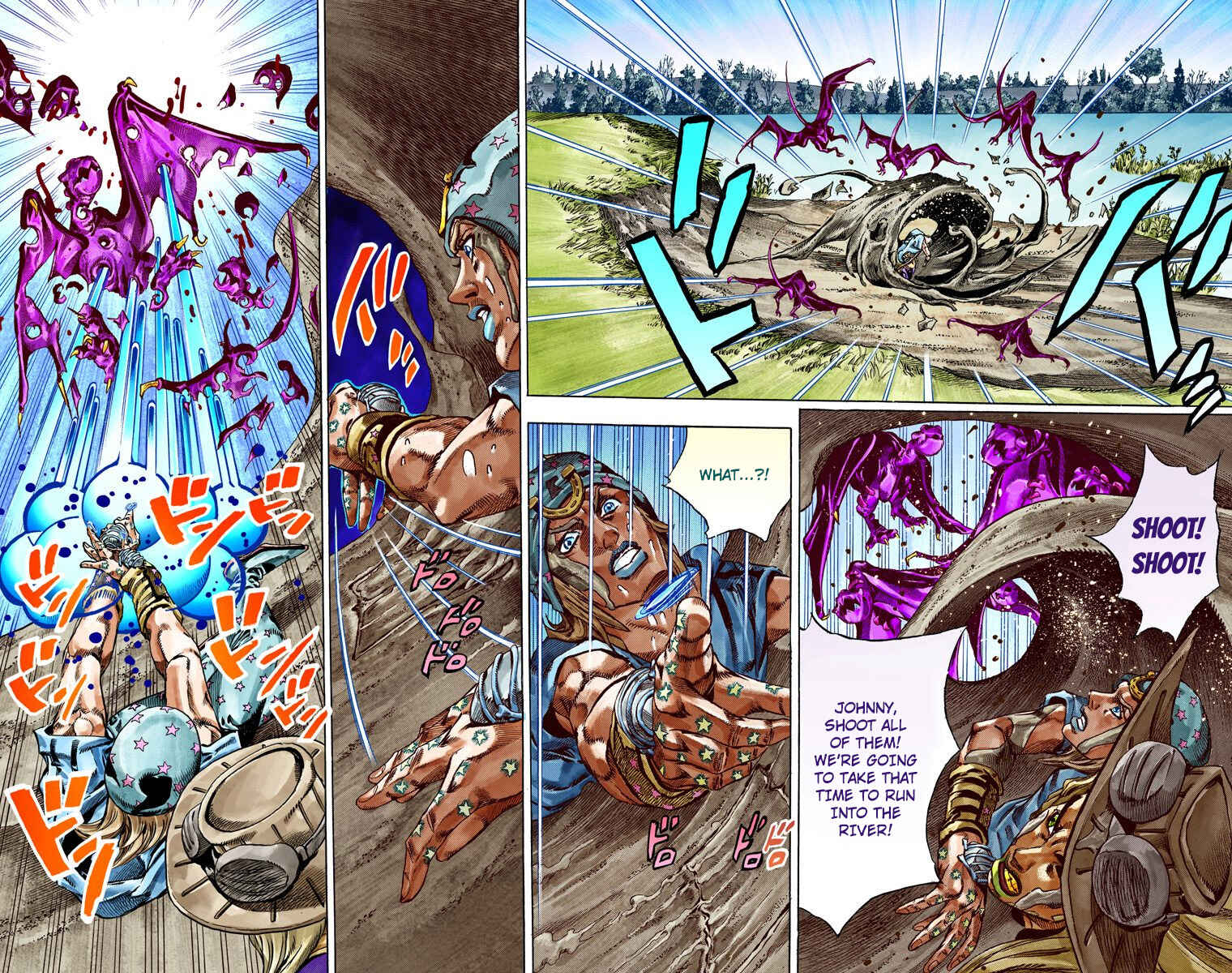 JoJo no Kimyou na Bouken: Part 7 - Steel Ball Run Color-ban Chapter 43 - Page 15