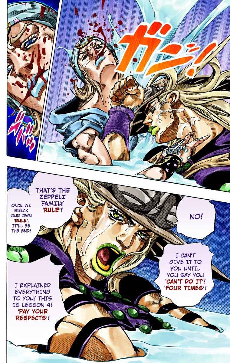 JoJo no Kimyou na Bouken: Part 7 - Steel Ball Run Color-ban Chapter 43 - Page 27