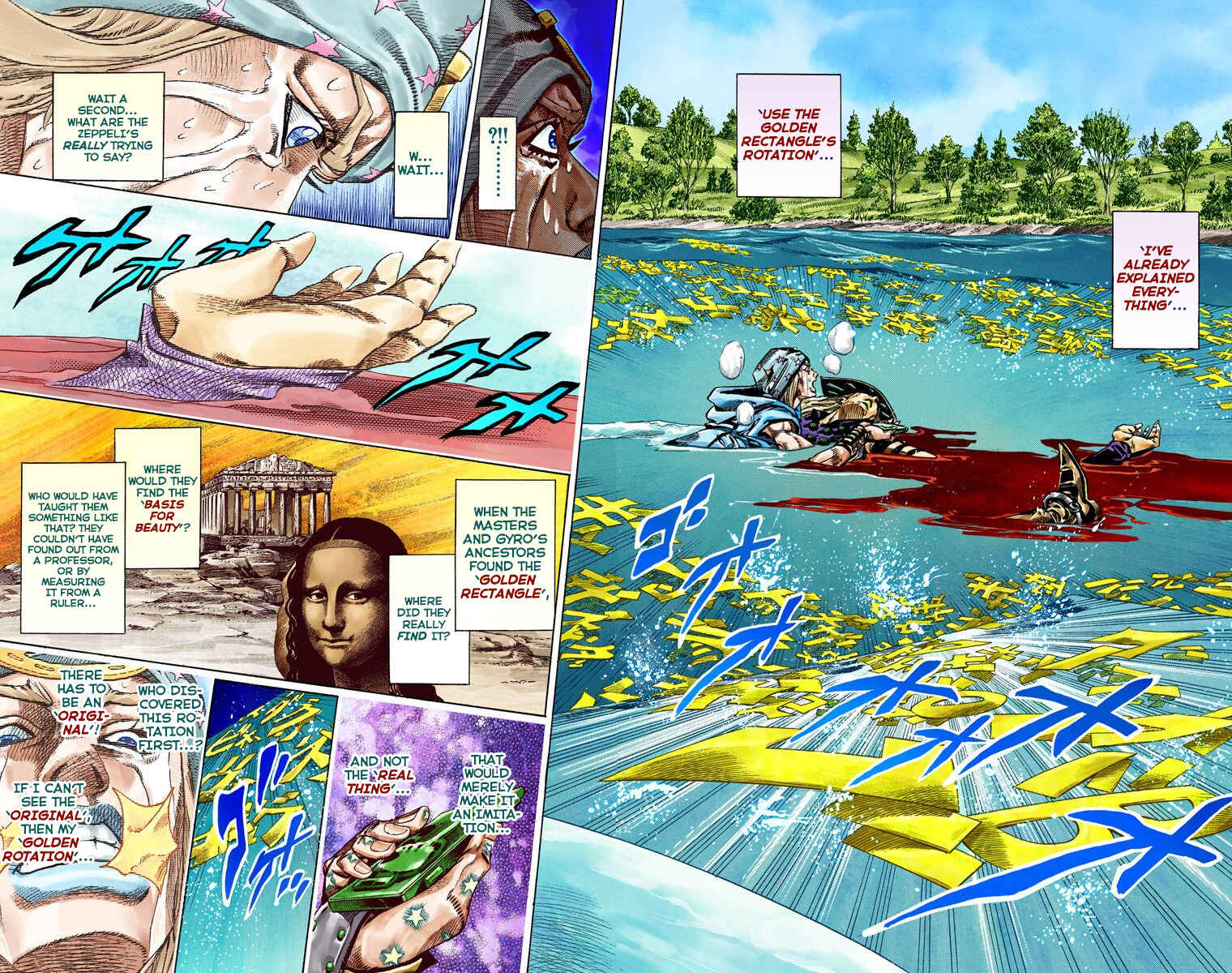 JoJo no Kimyou na Bouken: Part 7 - Steel Ball Run Color-ban Chapter 43 - Page 44