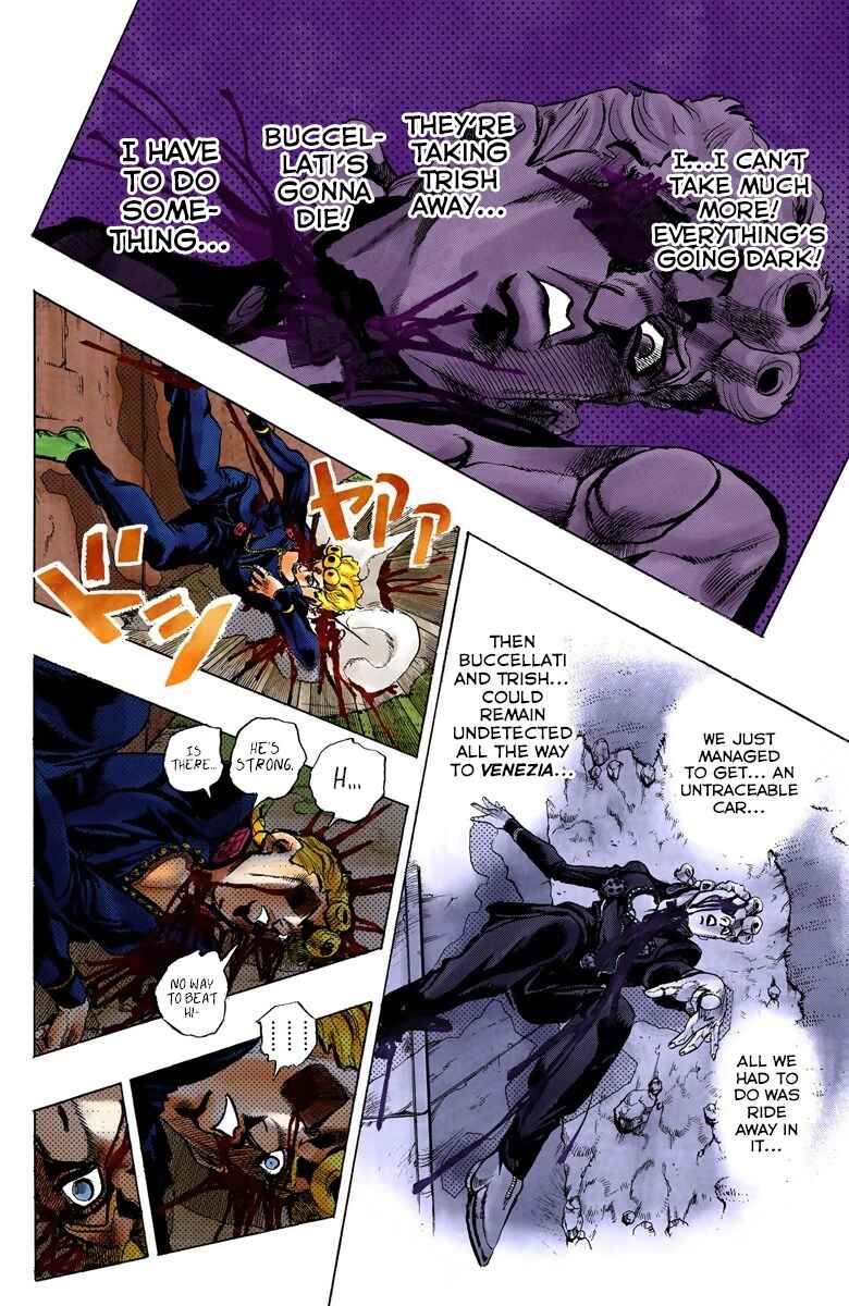 JoJo no Kimyou na Bouken: Part 5 - Ougon no Kaze Color-ban Chapter 65 - Page 12