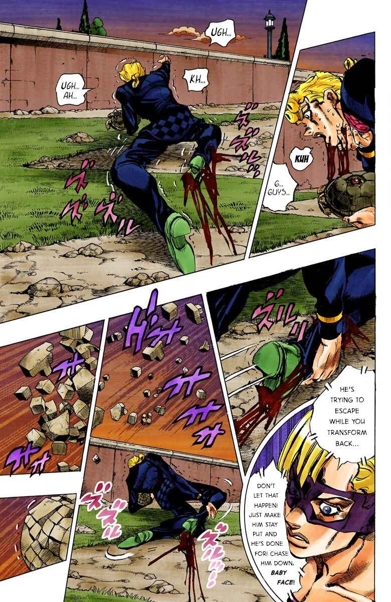JoJo no Kimyou na Bouken: Part 5 - Ougon no Kaze Color-ban Chapter 65 - Page 7