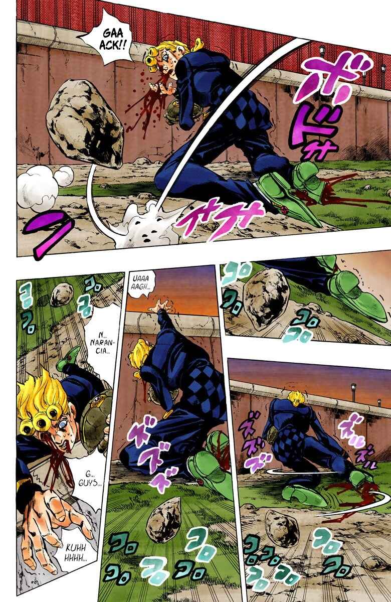 JoJo no Kimyou na Bouken: Part 5 - Ougon no Kaze Color-ban Chapter 65 - Page 8