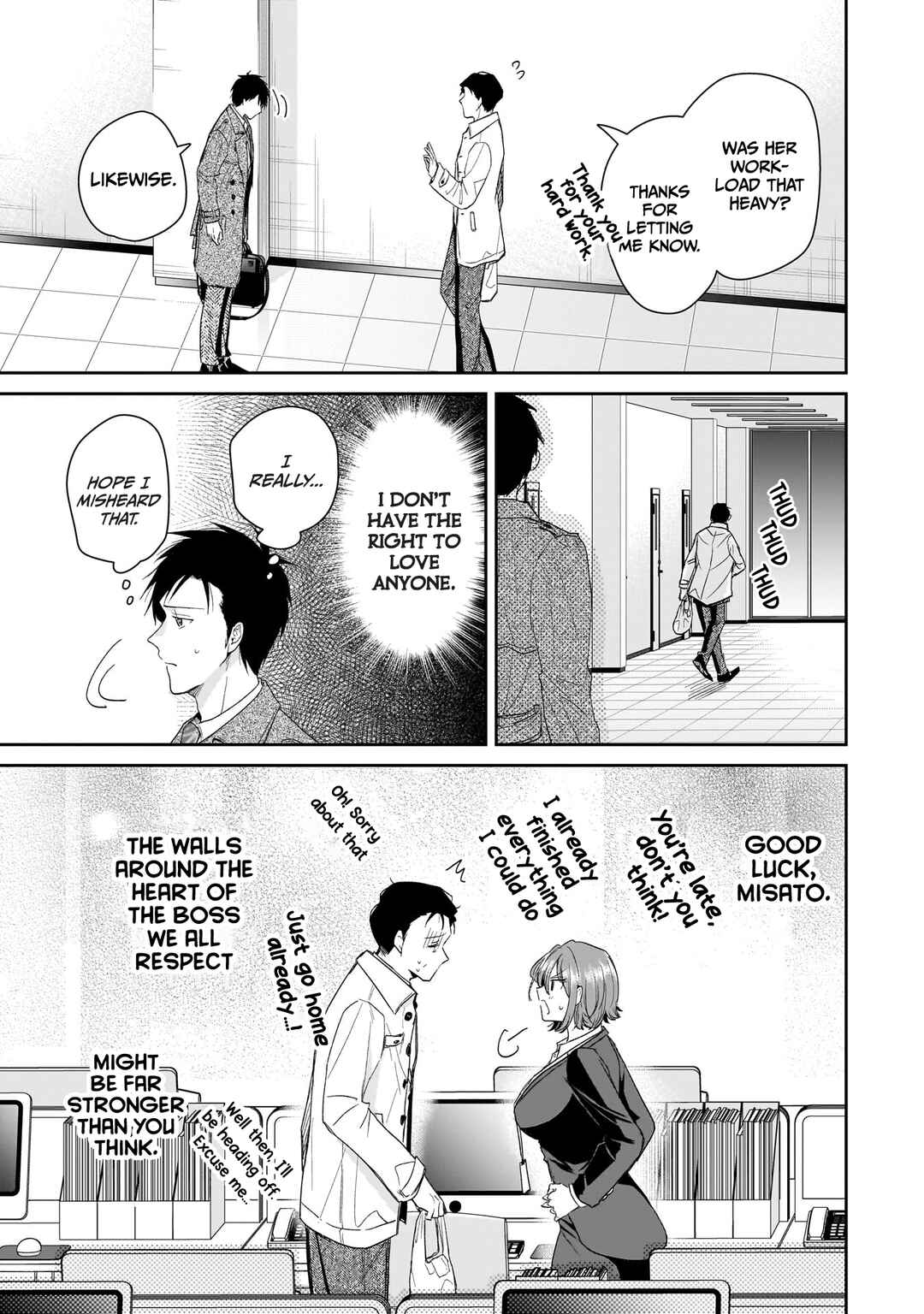 Misato-san wa Amasugi Joushi ni Chotto Kibishii Chapter 30 - Page 19