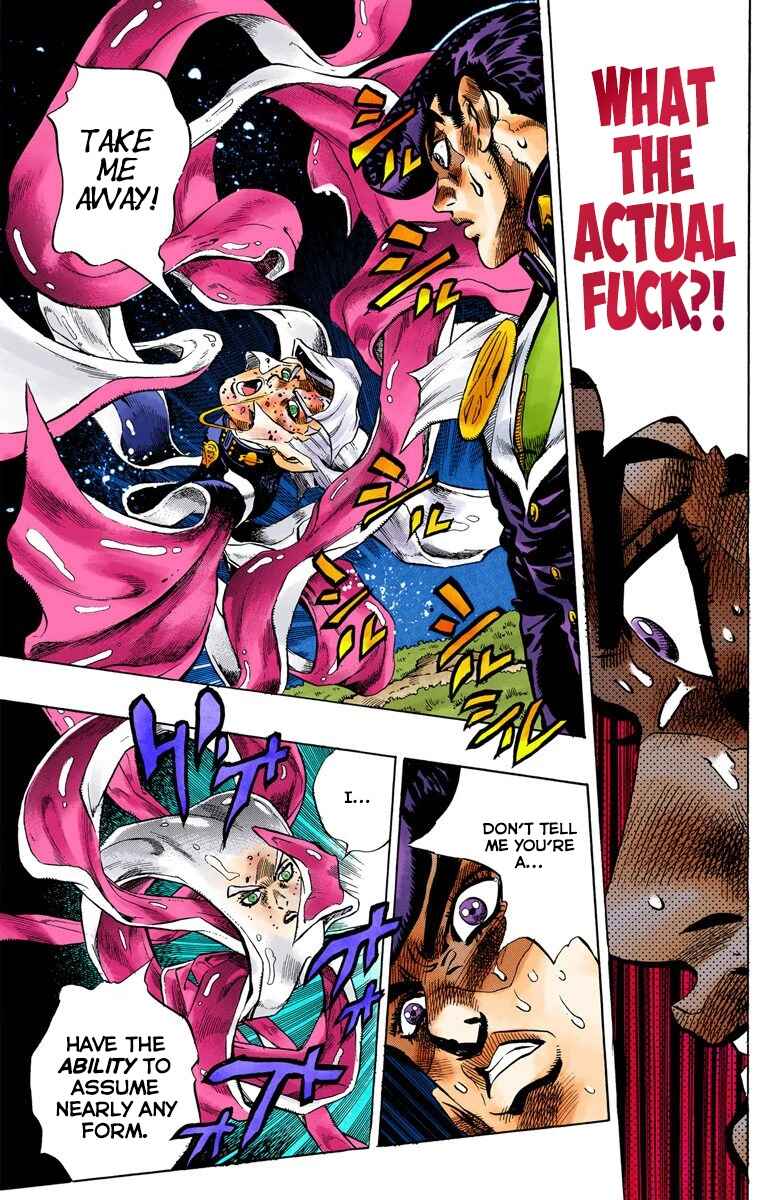 JoJo no Kimyou na Bouken: Part 4 - Diamond wa Kudakenai Color-ban Chapter 114 - Page 16