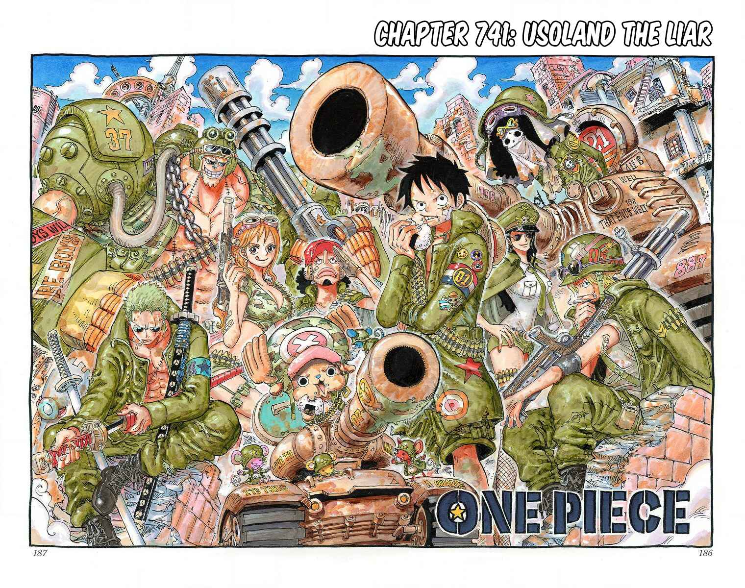 One Piece (Official Colored) Chapter 741 - Page 2