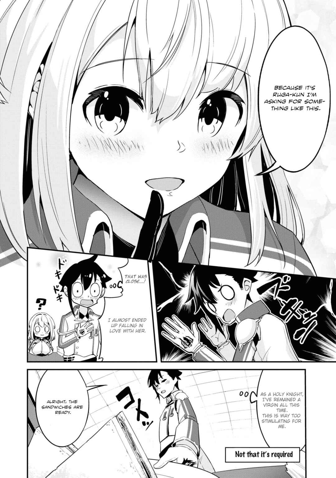 Seikishi ni Natta kedo Danchou no Oppai ga Sugosugite Kokoro ga Kiyomerarenai Chapter 4 - Page 15